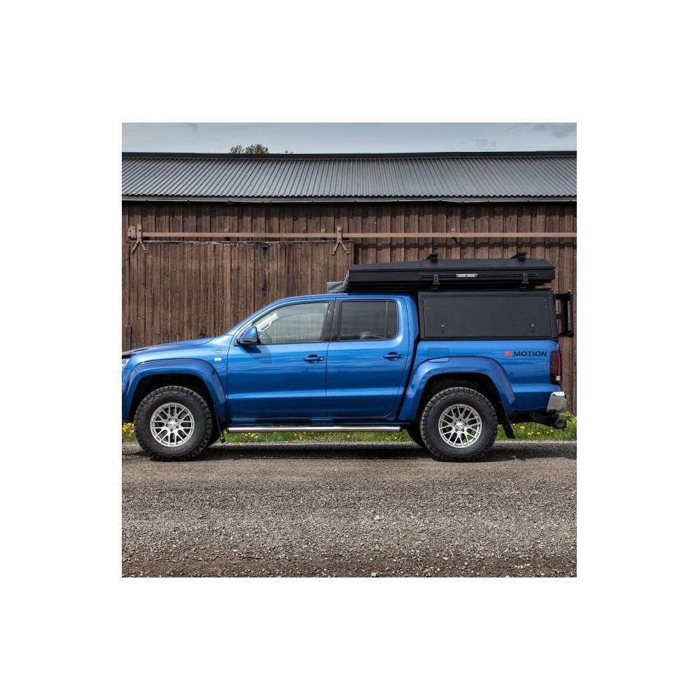 Hardtop Adventure noir lisse Amarok 2010-2022 Alu-Cab robuste   Hardtop Adventure noir lisse Amarok 2010-2022 Alu-Cab robuste